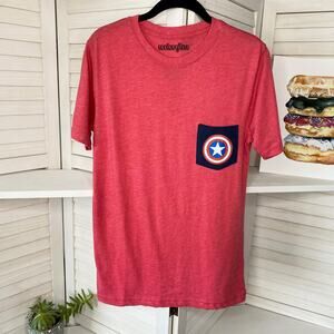 Marvel Captain America red tshirt